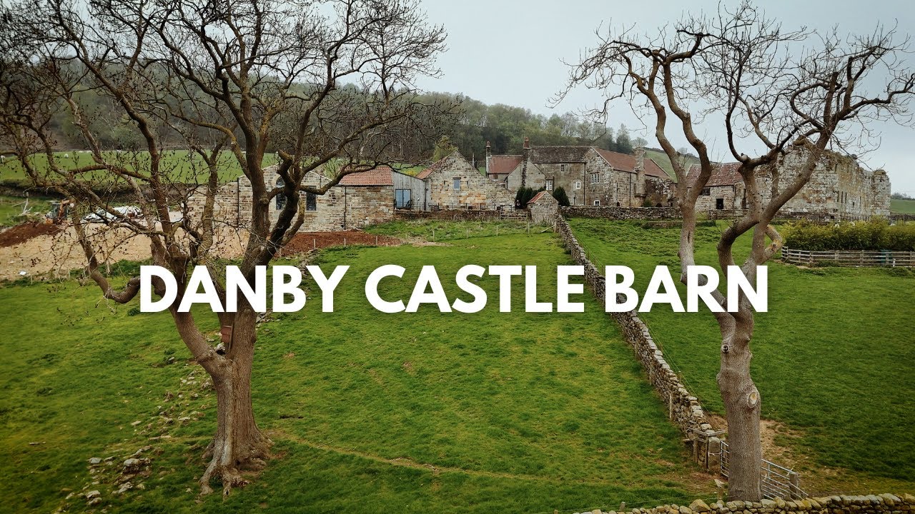 DANBY CASTLE BARN | NORTH YORKSHIRE | AERIAL VIEW | 4K