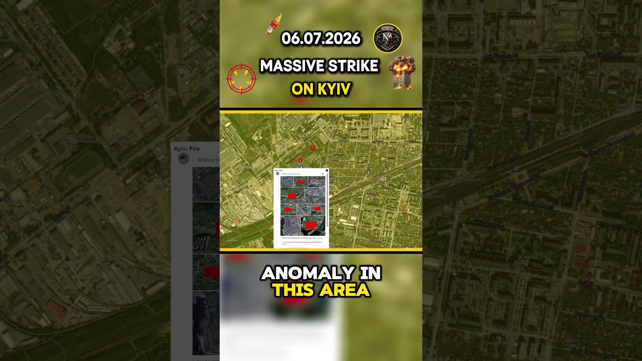 MASSIVE STRIKE ON KYIV🚀 Military Summary 2026.07.06 #russia #ukraine #ukrainewar #militarysummary