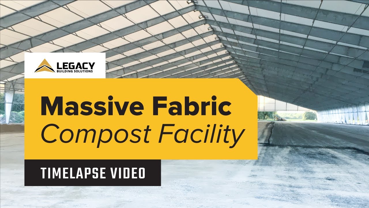 Rapid Installation of a MASSIVE Fabric Compost Building