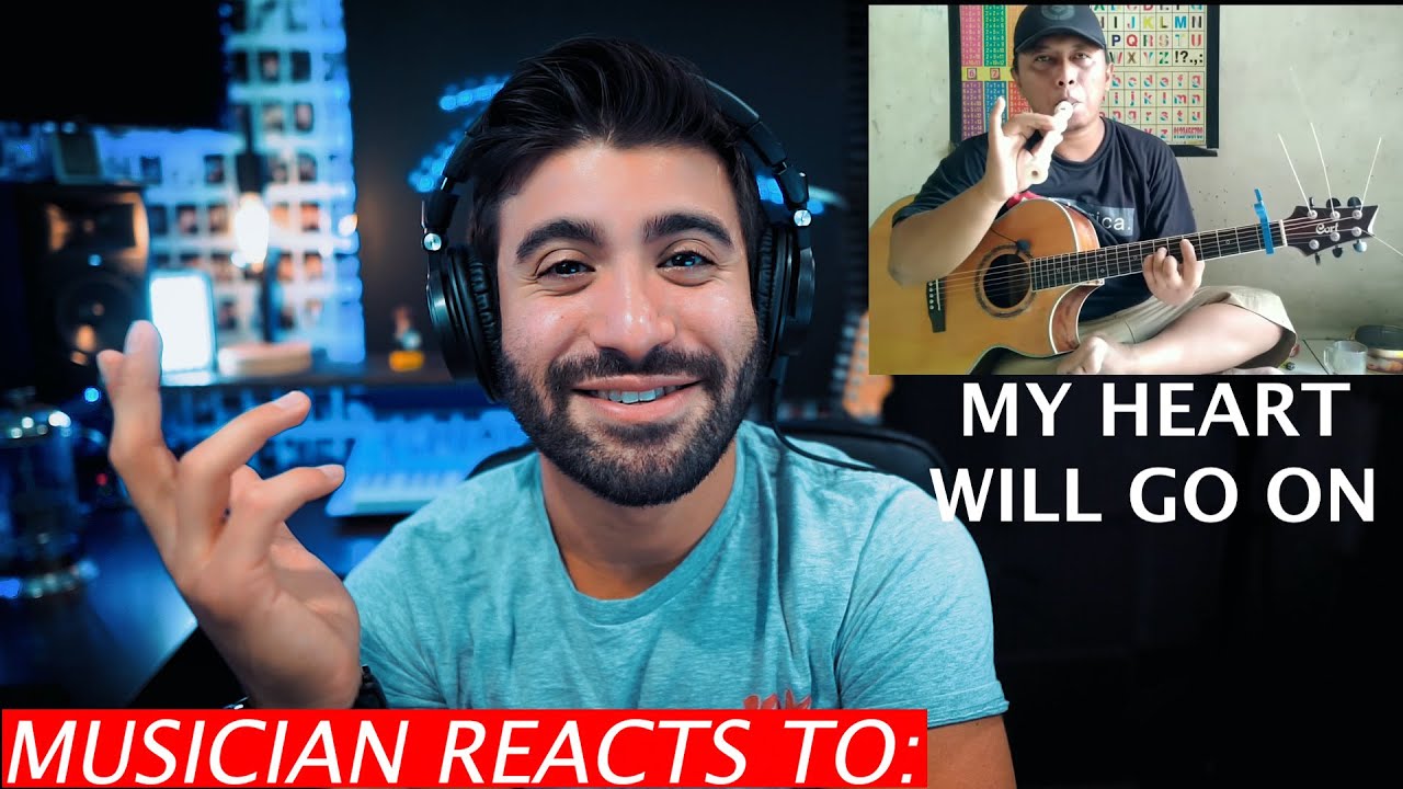 Musician Reacts To Alip Ba Ta - My Heart Will Go On - Celine Dion Cover
