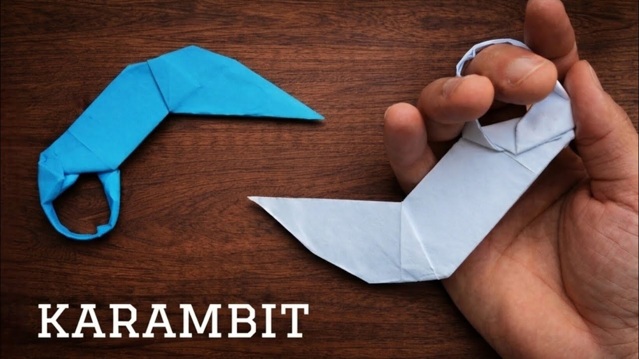 Origami Karambit Yapımı | How to make Paper Karambit ?