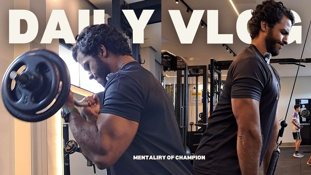DAILY VLOG - TREINO DE BRAÇOS!