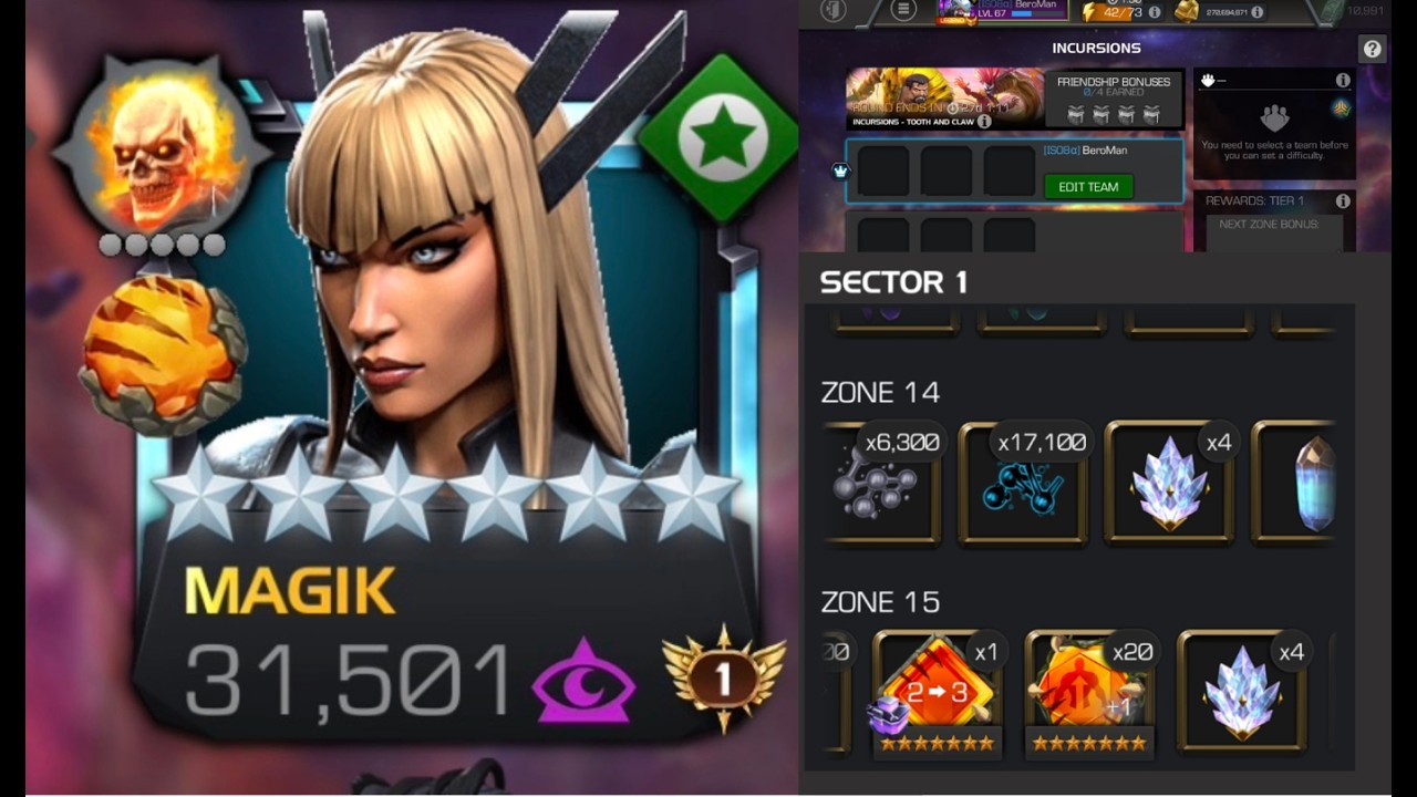 Magik Objective and Saga Incursion