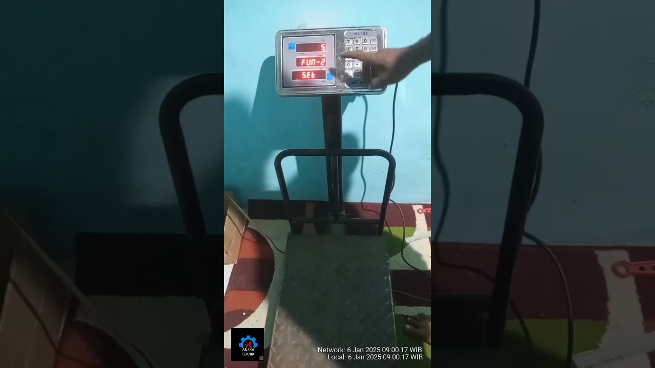 cara kalibrasi timbangan digital mili 150kg
