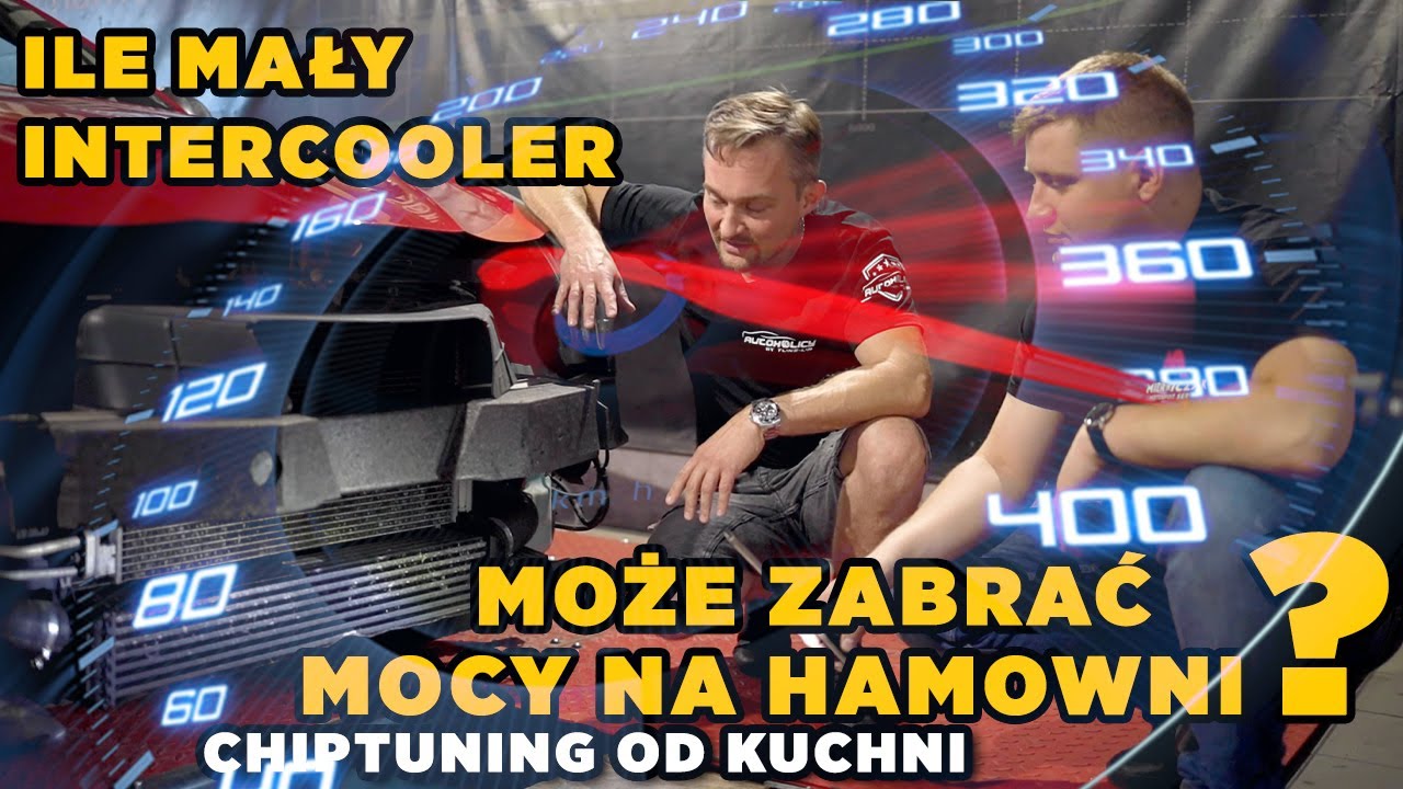 Ile mały intercooler może zabrać mocy na hamowni? | Chiptuning od kuchni