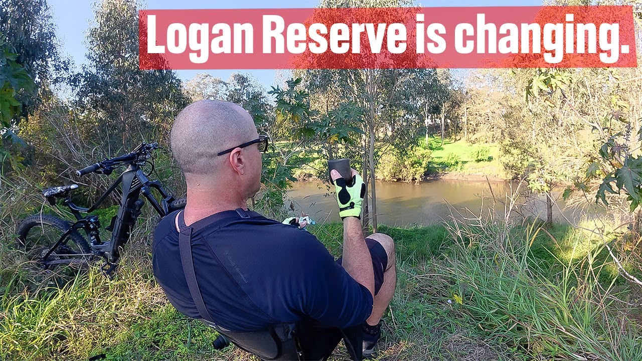 LOGAN RESERVE Secrets: MTB Ride to Abandoned Airstrip, New Parklands & Logan River Coffee