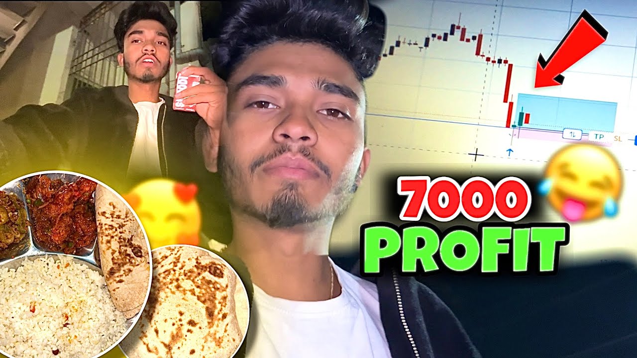 आज तो 7000 का PROFIT हो गया TRADING में || vlog ✅
