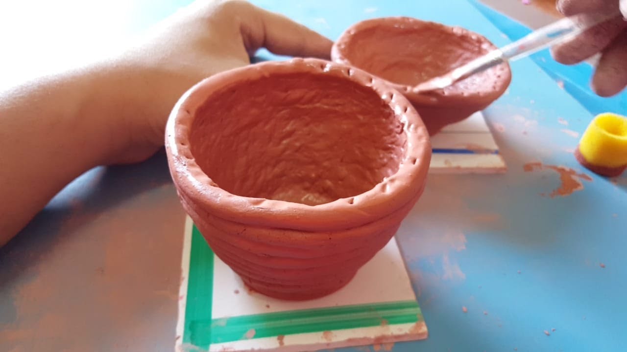 تشكيل أواني بطريقة الحبال