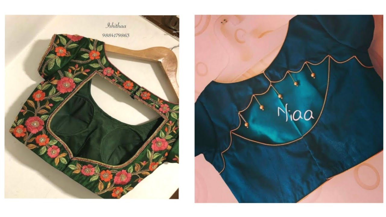 Boat Neck & Closed Neck Blouse designs | Latest & Trendy blouse design | Prerana Aditi | Be Your Own