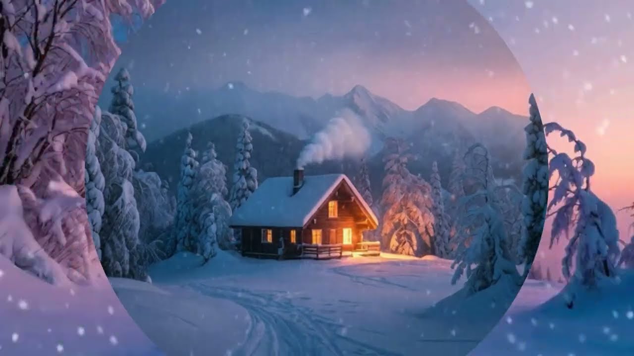 Quiet Time With God in a Snowy Cabin ❄️ Peaceful Worship Instrumental