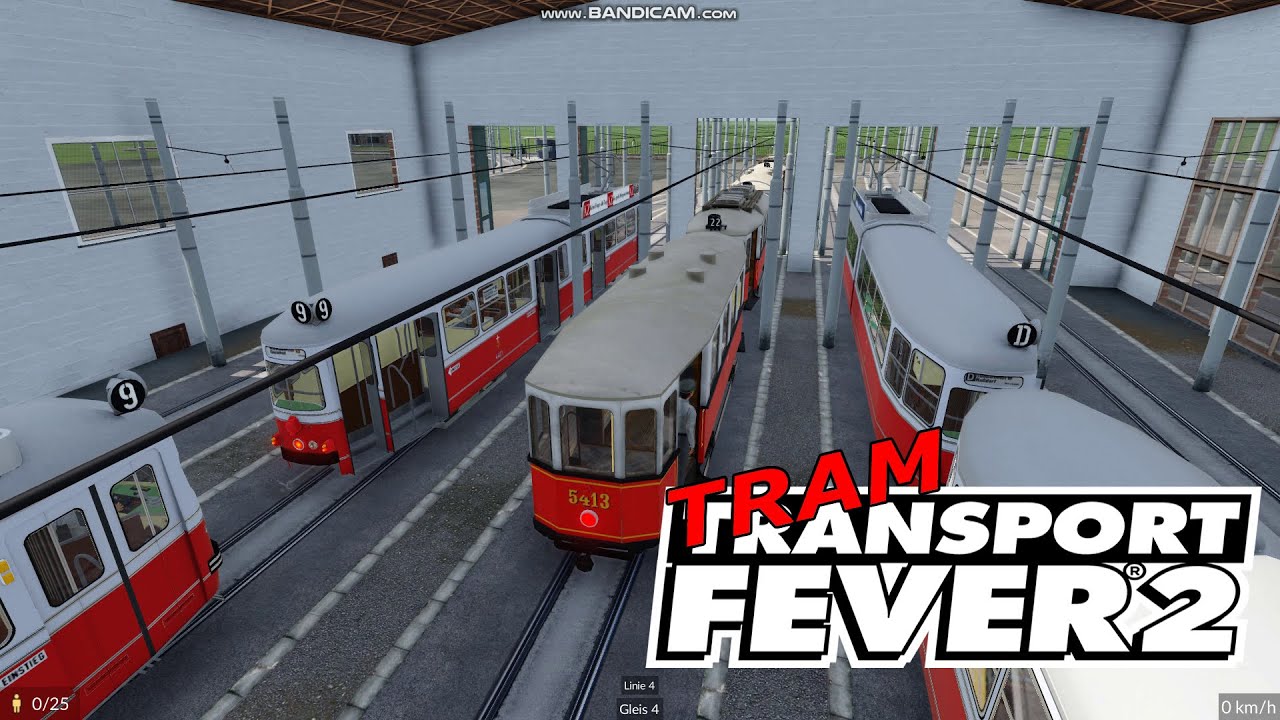 Realistiches Strassenbahn-Depot f&uuml;r Transport Fever 2 - Teil 1