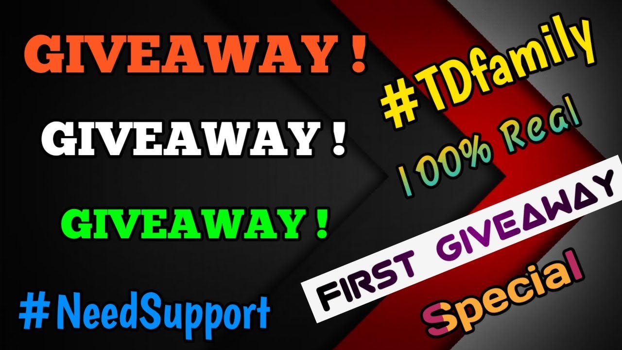 Special Giveaway For My Subscribers My Family -TDfamily | First Giveaway | Techment Duniya Giveaway!