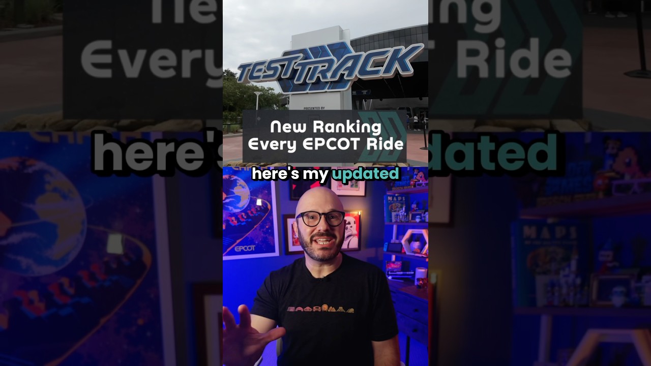 Ranking every EPCOT ride - including the new Test Track! 🌐 #disneyworld