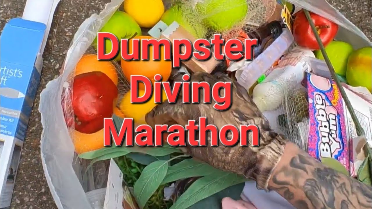 Dumpster diving marathon !!! You won't believe what I find !!