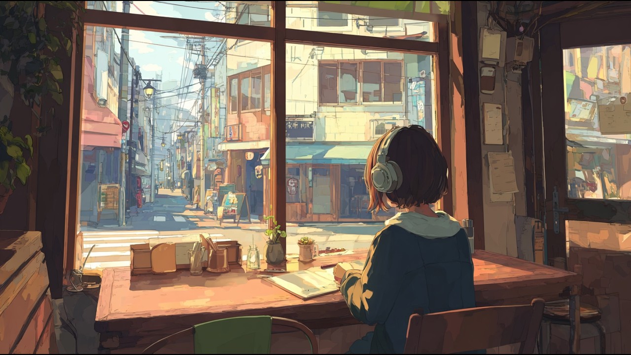 Her Secret Study Spot ☕📖 Hidden Tokyo Cafe Lofi for Focus & Study | 3H 🎧 TokyoCafeBeats