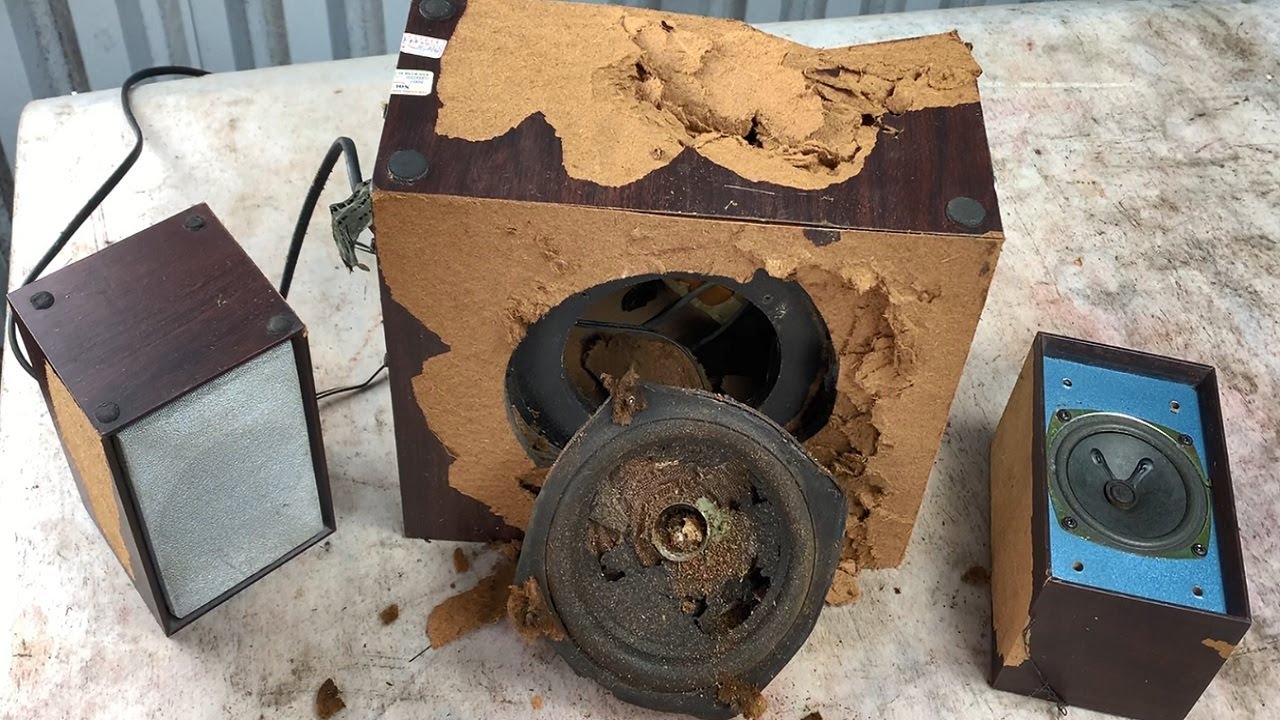 Restoration Old Mini Speakers // Restore Computer Woofers