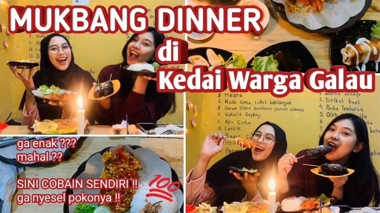 MUKBANG DINNER WITH MADE DI KEDAI WARGA GALAU