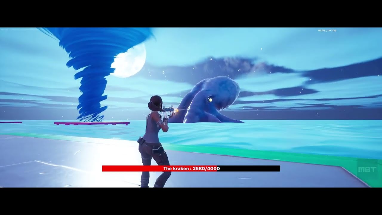 FORTNITE 😱THE KRAKEN💀FULL WALKTHROUGH - MAP CODE: 4491-4153-3591