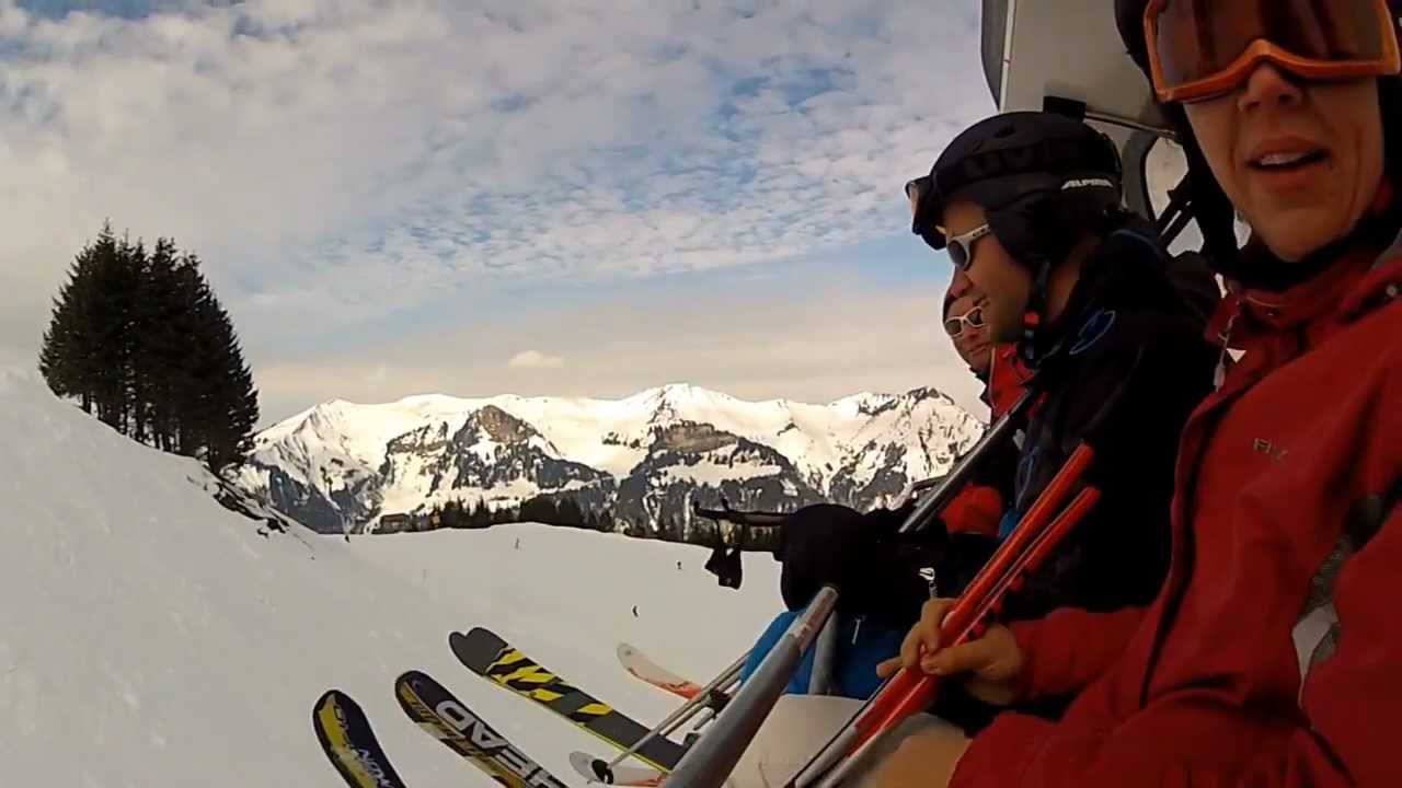 Skifahren Xiberg 2012