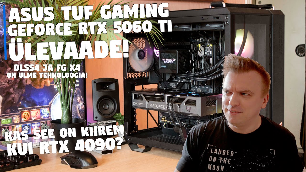 Testisin uhiuut ASUS TUF GEFORCE RTX 5060Ti videokaarti - DLSS ja FRAME GEN on haige!!!