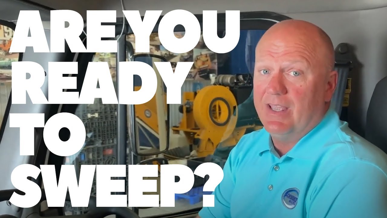 How to operate a Schwarze regenerative air sweeper.