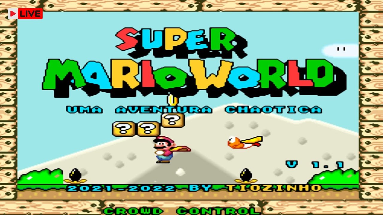 GAMES RETRO SUPER MARIO WORLD UMA AVENTURA CHAÓTICA!!!