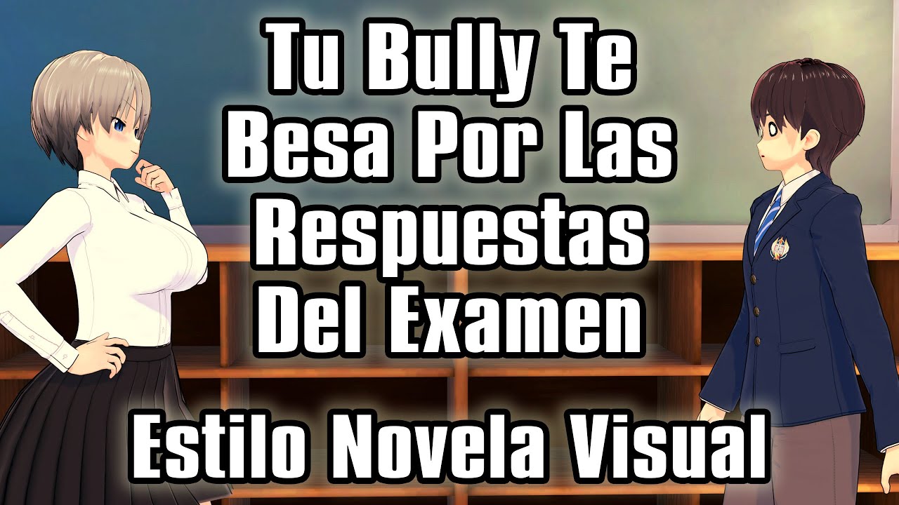 【ASMR】Tu Bully Te Besa Por Las Respuestas Del Examen [F4M] [Enemies to Lovers](Estilo Novela Visual)