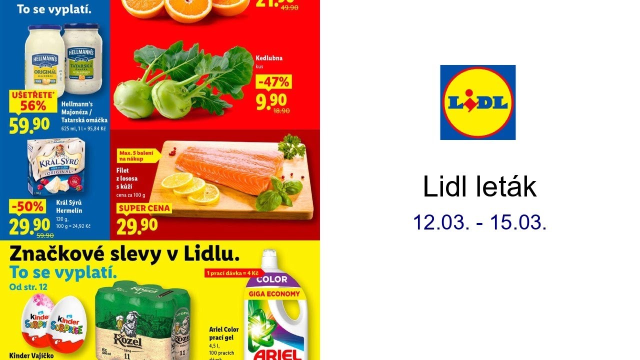 Lidl leták 12.03. - 15.03.