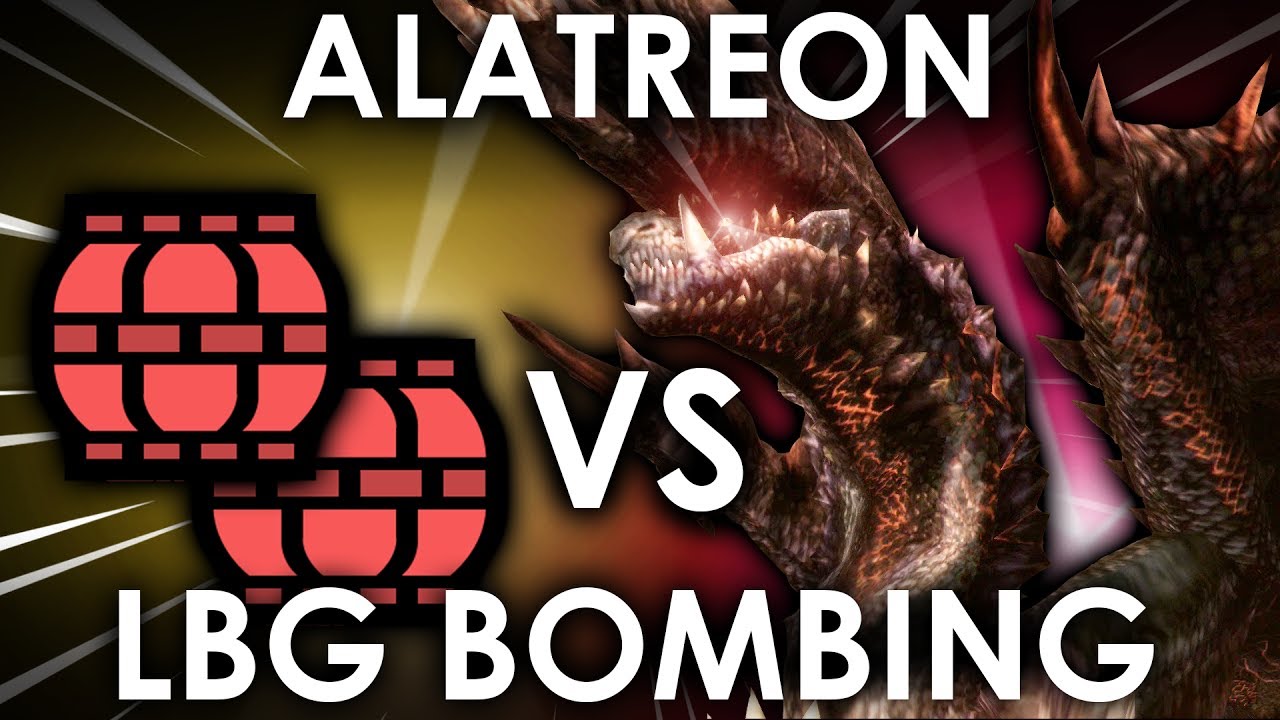 【MH3U】Alatreon VS LBG Bombing︱3P︱2:53