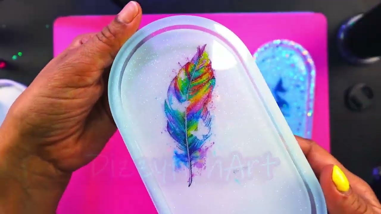 Using Temporary Tattoos & Epoxy Resin 💜