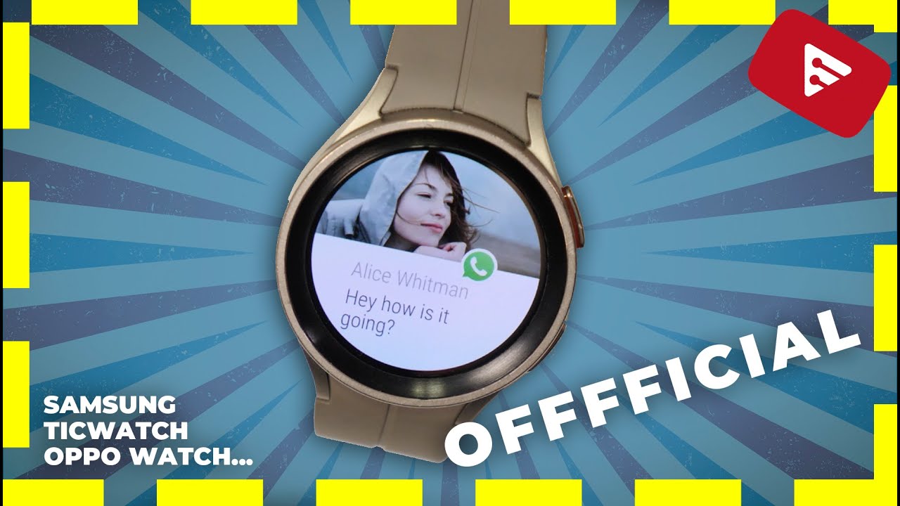 WHATSAPP ya es oficial en los smartwatch con WearOS Samsung, TicWatch    ASÍ FUNCIONA