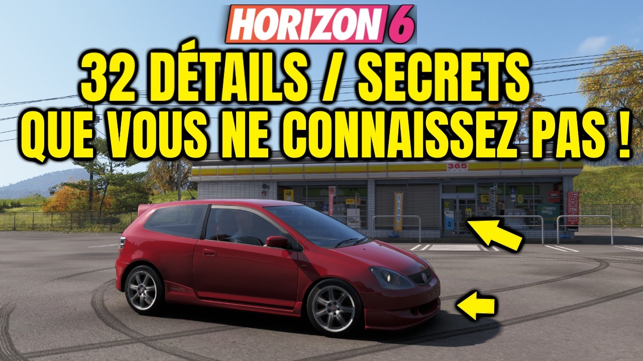 FORZA HORIZON 6  : 32 SECRETS/D&Eacute;TAILS INCROYABLES QUE VOUS NE CONNAISSEZ PAS !