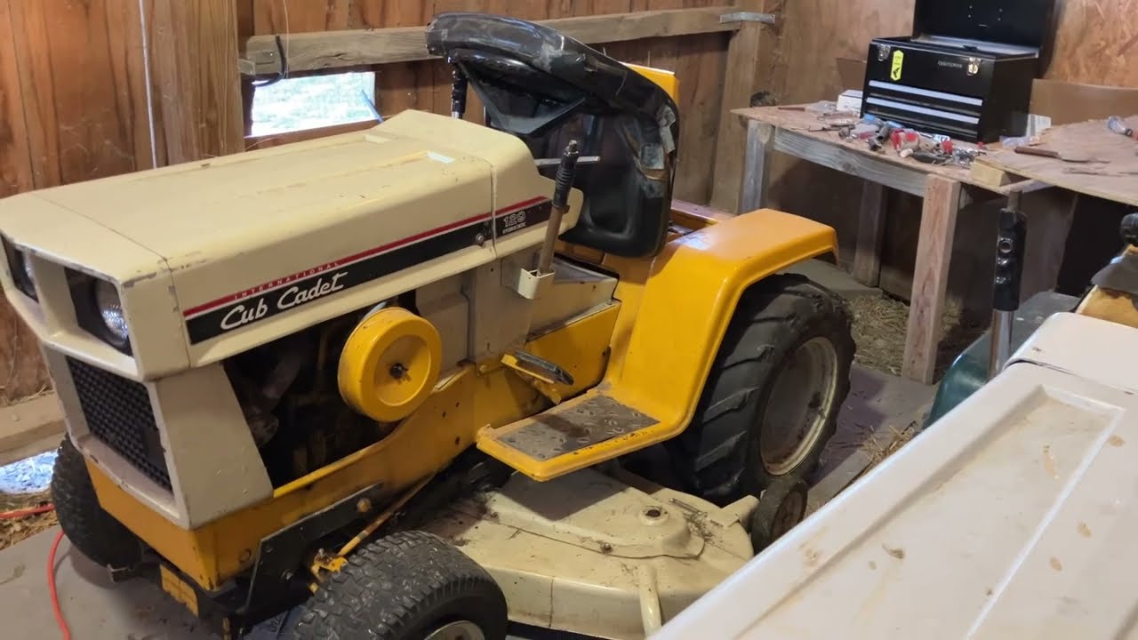 1973 Cub Cadet 129 Mower Deck Removal!