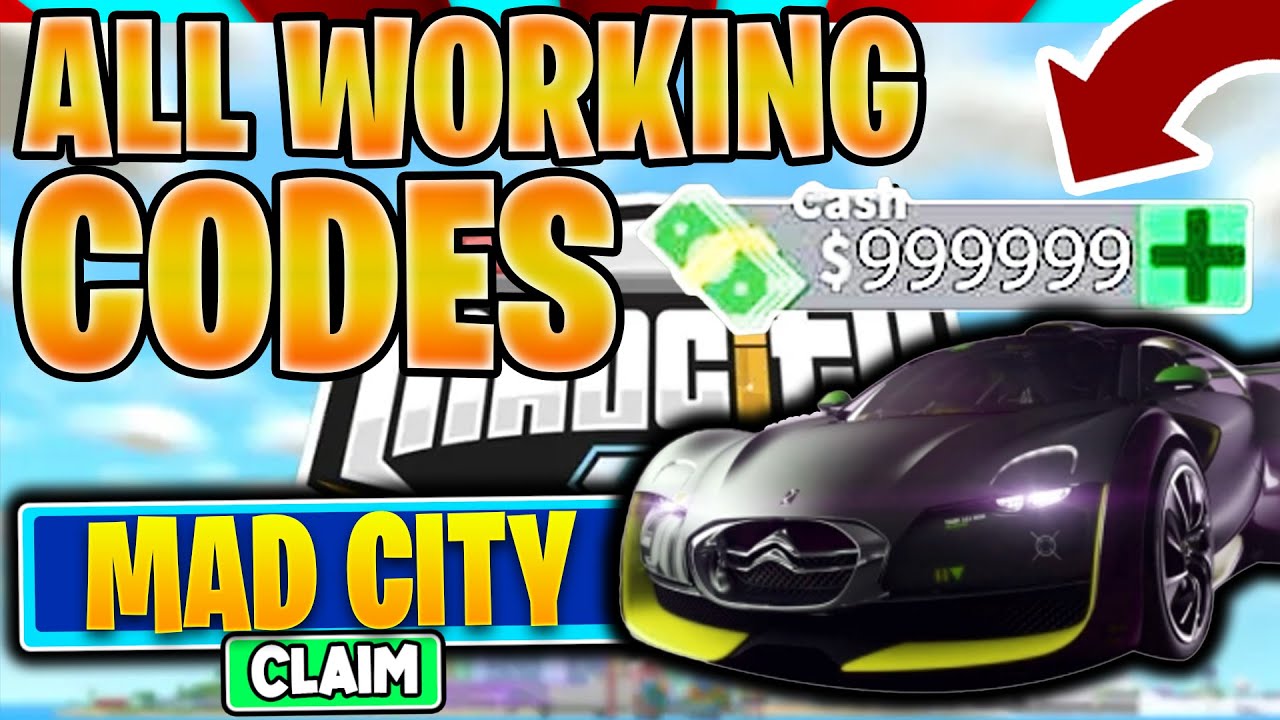 *November 2020* All New Working Codes For Mad City (Mad City Codes) Roblox