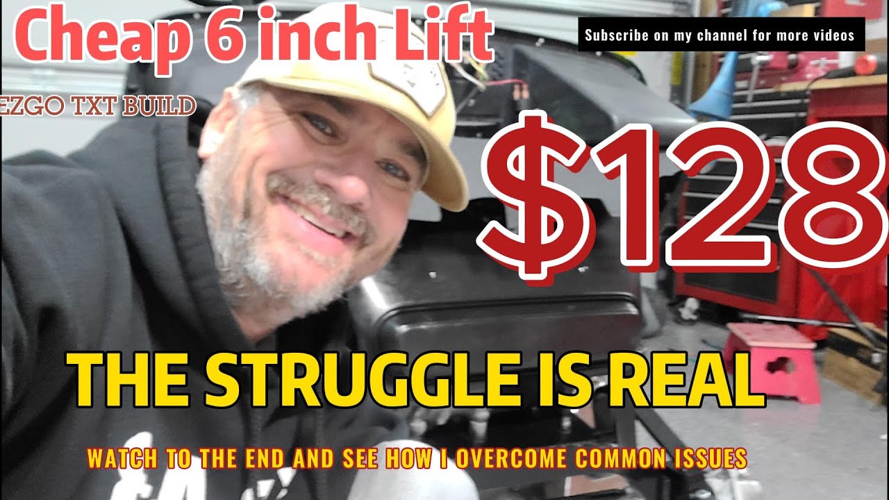 Installing a 6” Lift Kit on an EZGO Golf Cart | Honest Install & Problems You’ll Hit