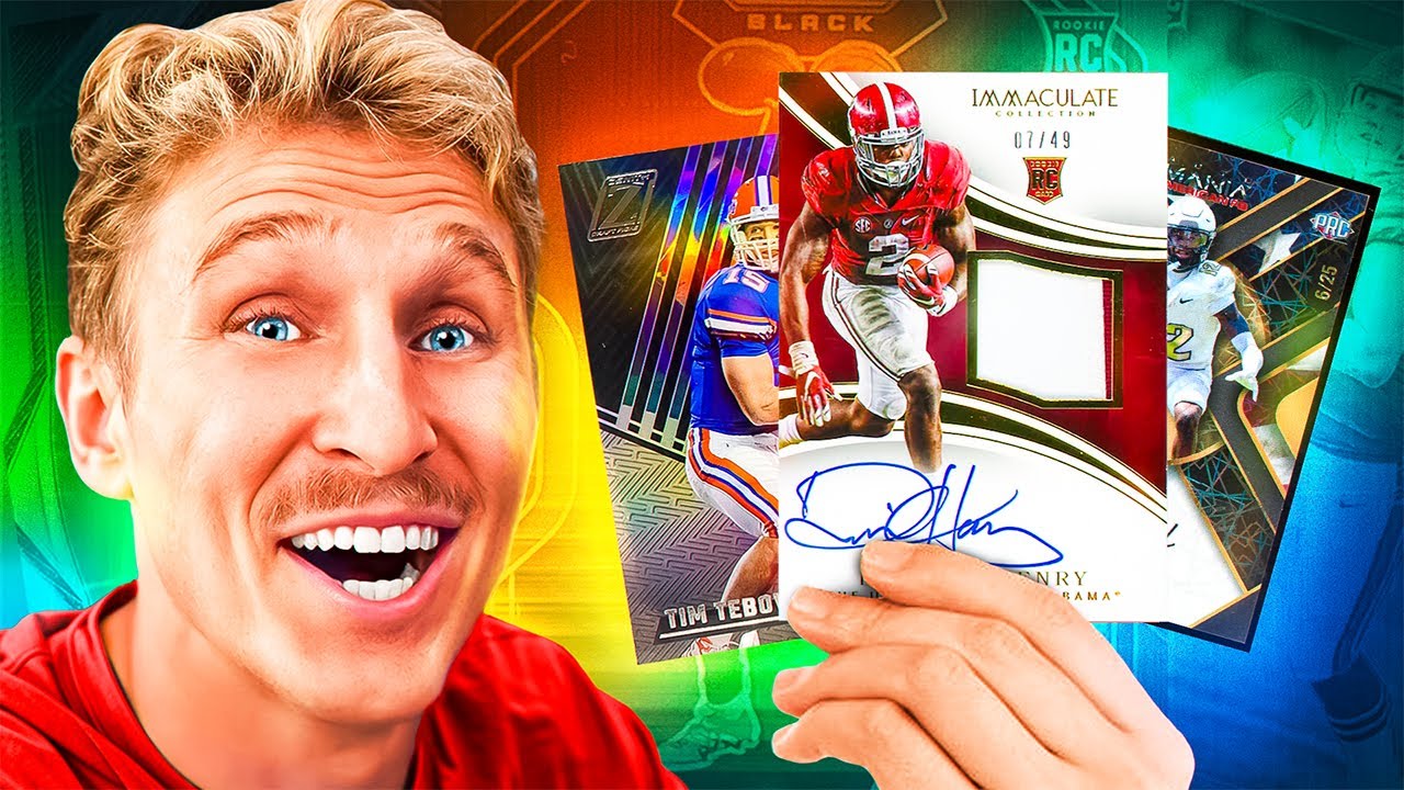 I Opened $500 College Trading Cards!