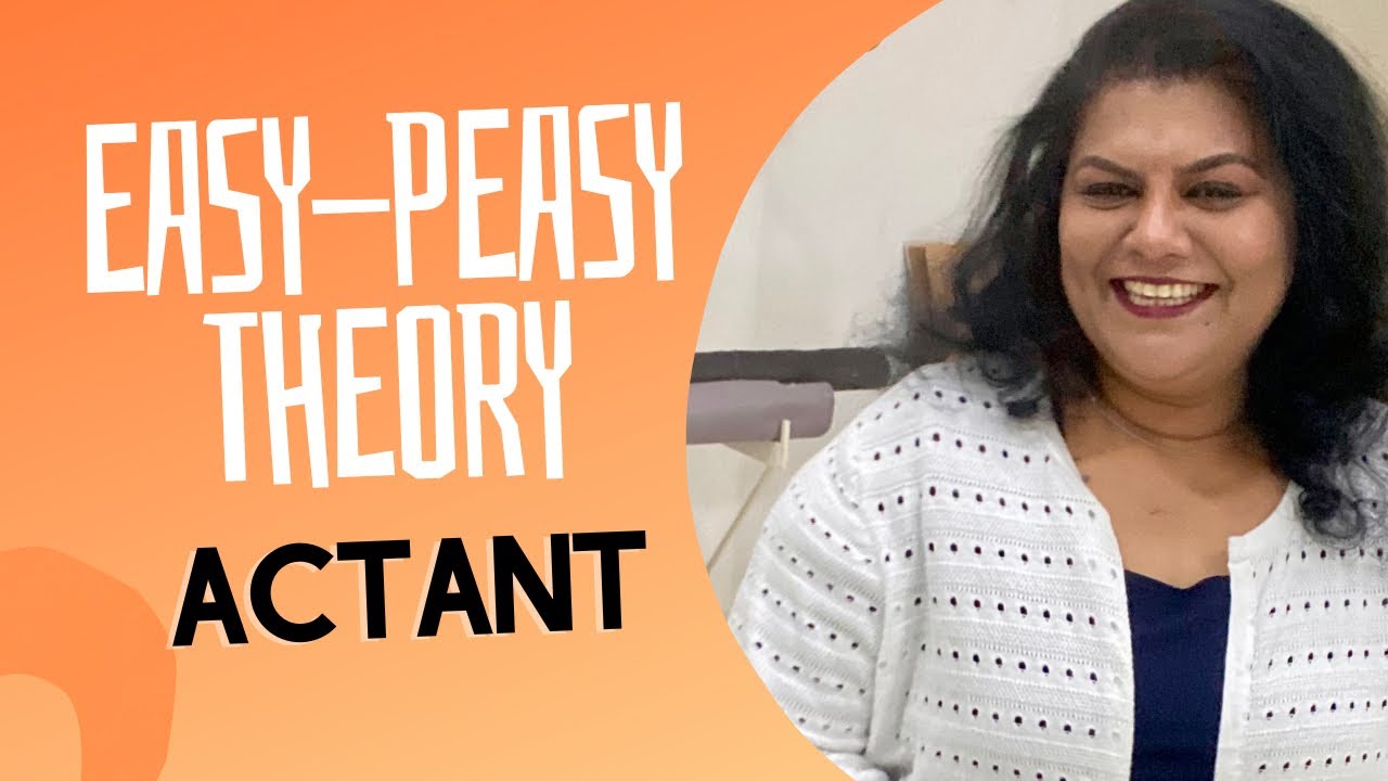 Easy-Peasy Theory | Actant by AJ Greimas | NTA NET Crash Course
