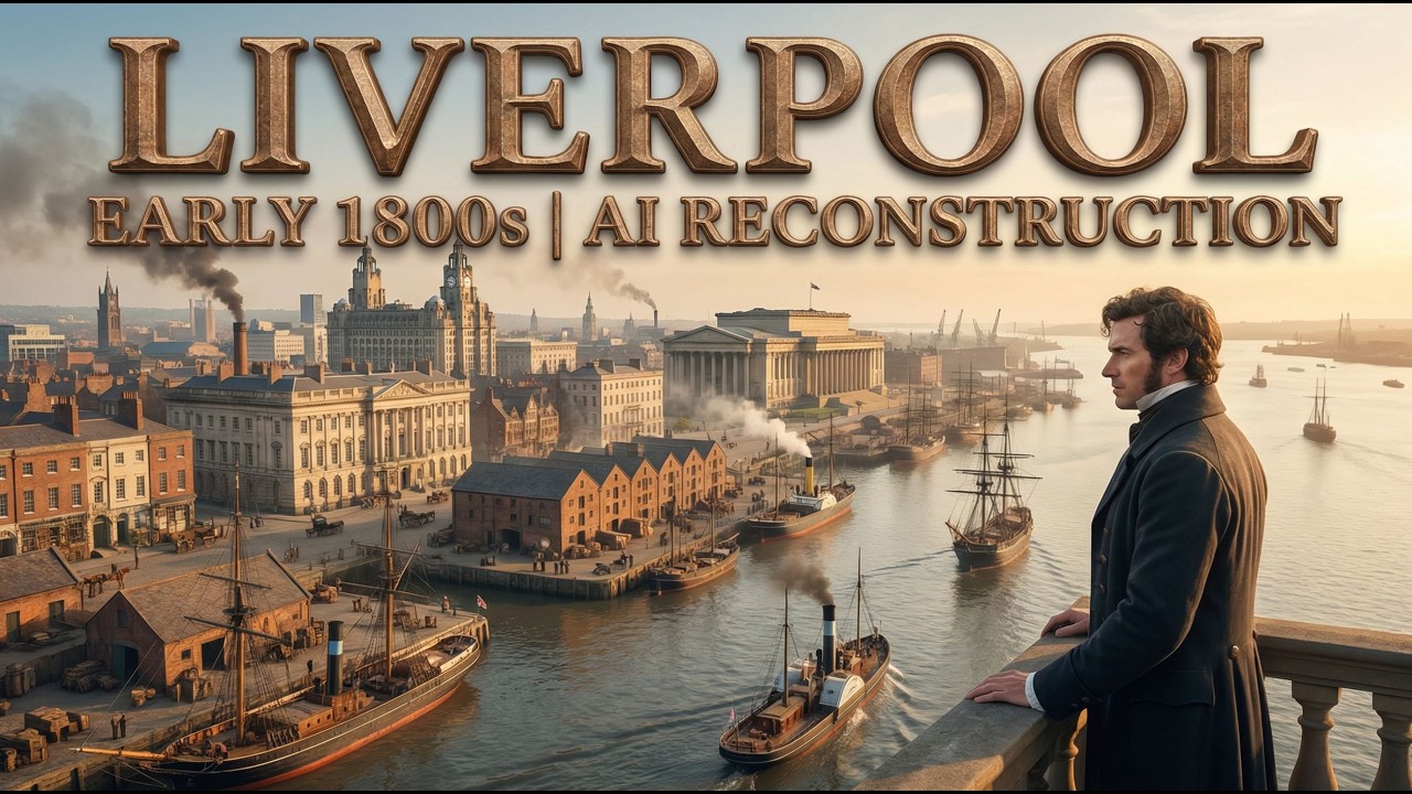 A Tour of Liverpool in the Early 1800s | AI Reconstruction