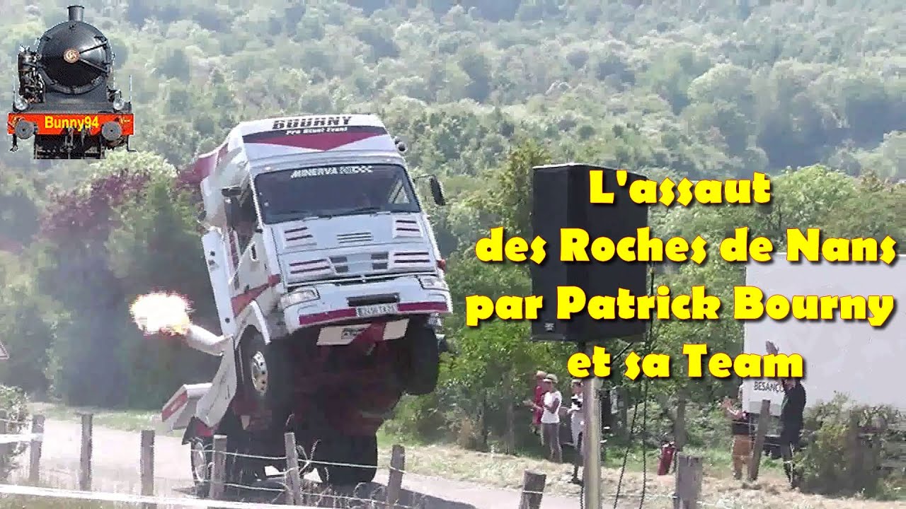 L'assaut des Roches de Nans par Patrick Bourny et sa Team