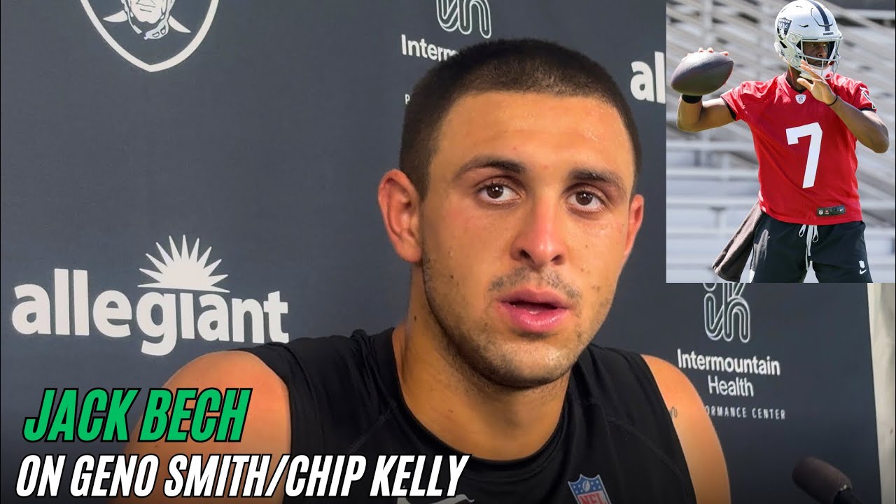 RAIDERS ROOKIE WR JACK BECH ON GENO SMITH + CHIP KELLY’S EXPLOSIVE OFFENSE 