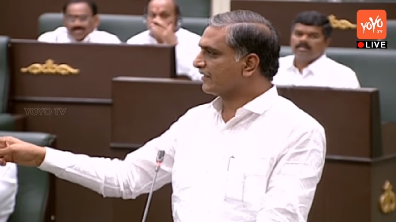 Minister Harish Rao Strong Counter to Uttam Kumar Reddy | Telangana Assembly | YOYO TV Channel