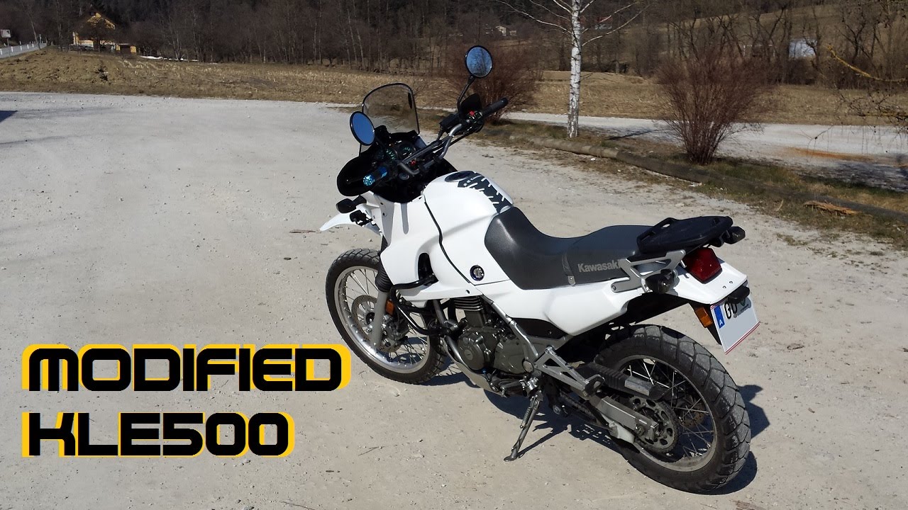 My modified Kawasaki KLE500