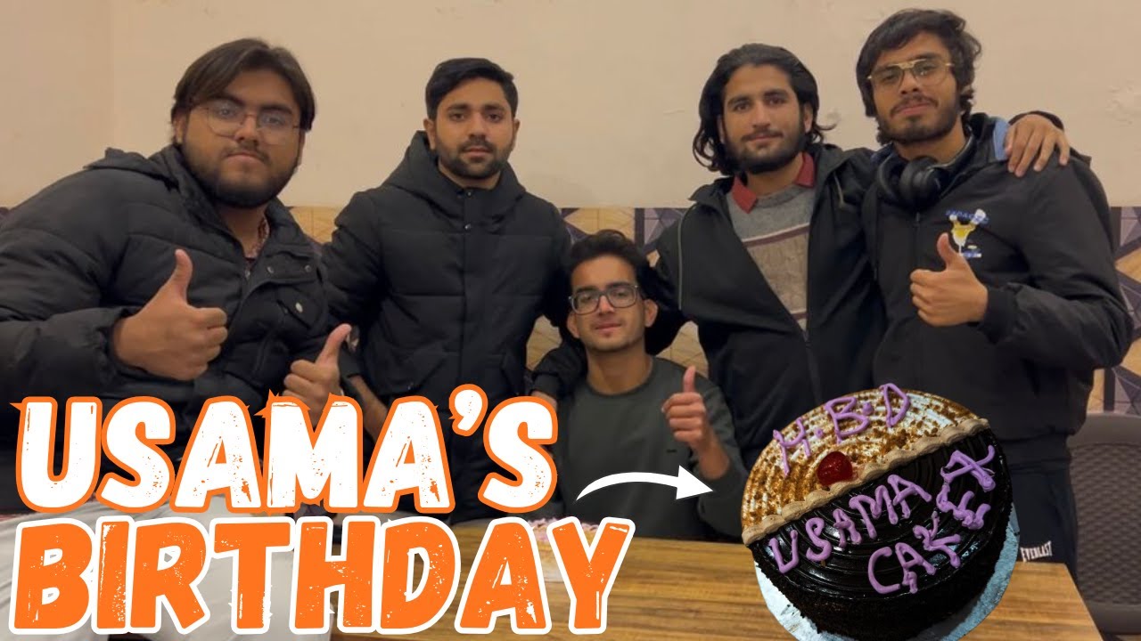 Usama’s Birthday Celebration 🎉 | Full Masti🔥||MANI DIZIRE🖤||