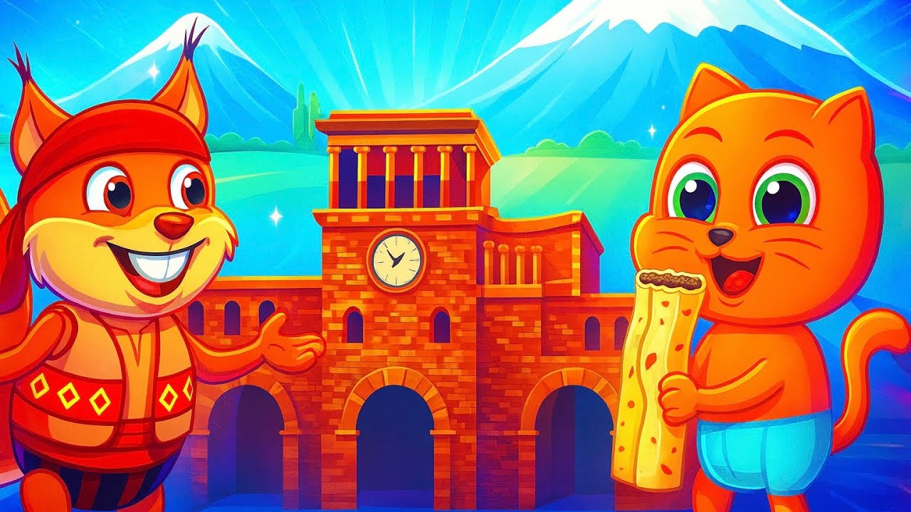 Cats Family in English - TASTE TRIP Cartoon for Kids 4K