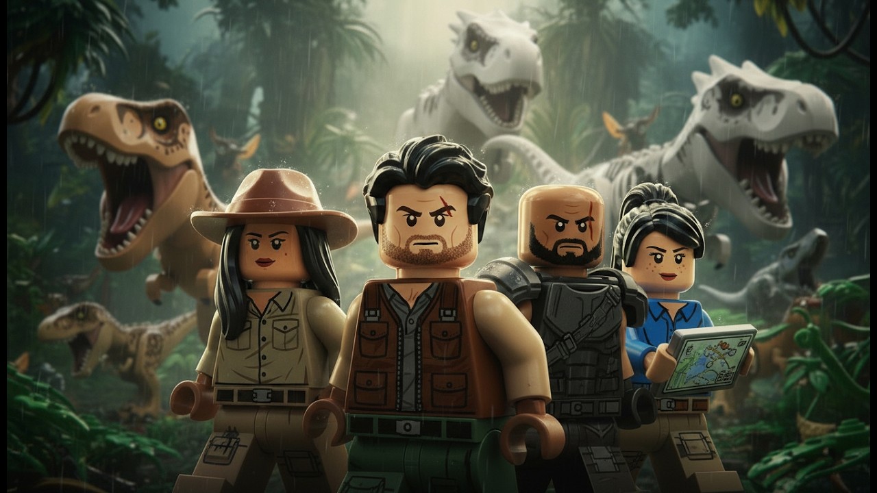 Jurassic Rampage: Island Of Chaos | LEGO Jurassic World Animation | Full Episode 1