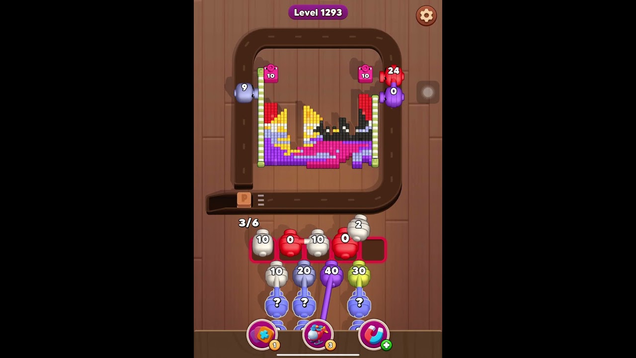 Color Blaze Shooter level 1293 (hard level)