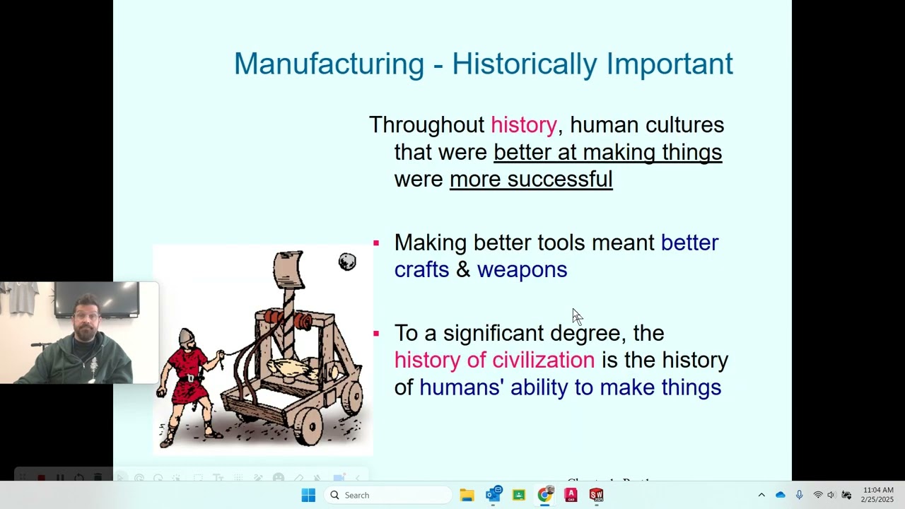 Intro to Manufacturing, Part 1