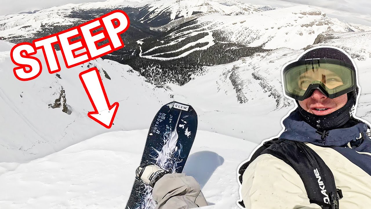 Сноубординг Steep Double Black Diamonds в Банфе, Канада