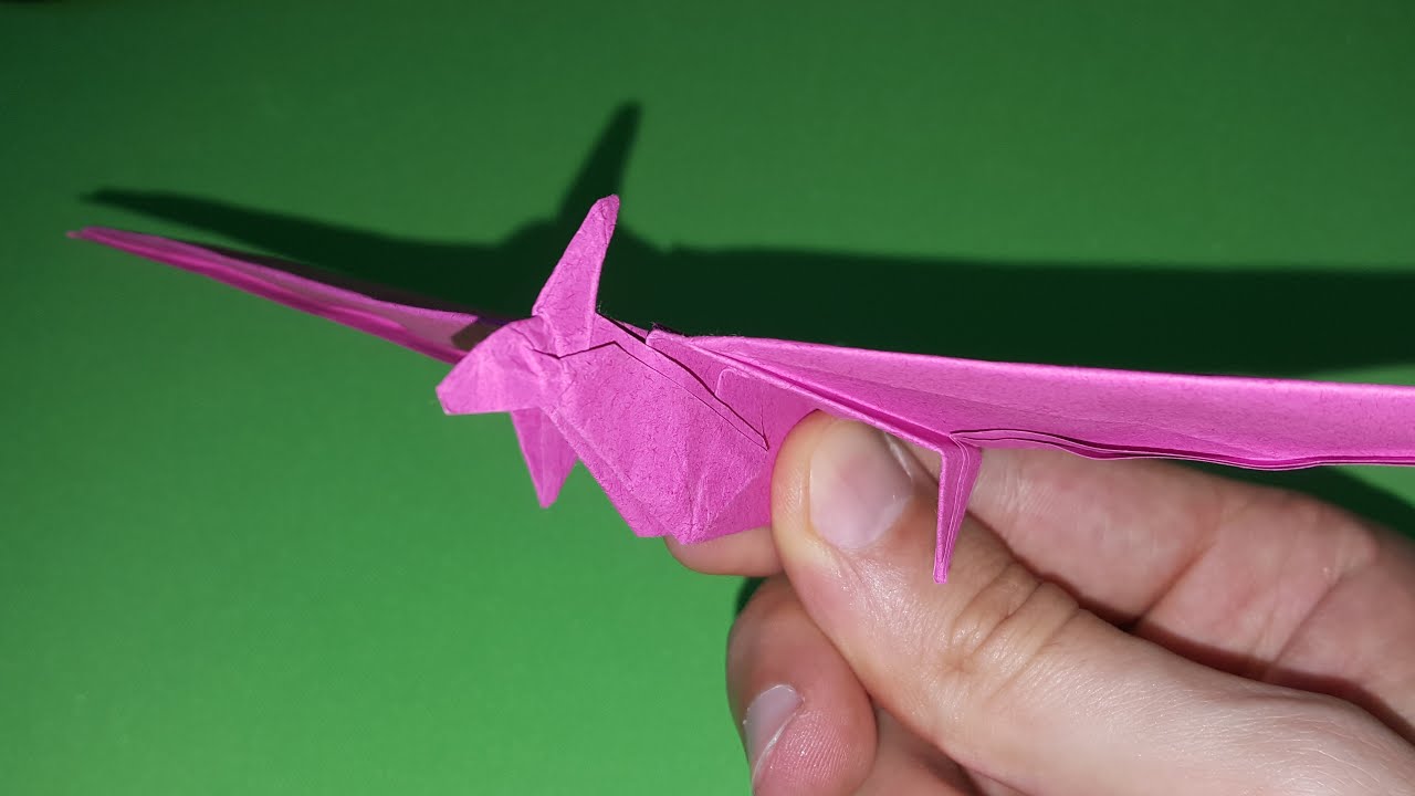 Origami Dinosaur Pteranodon (How to make)