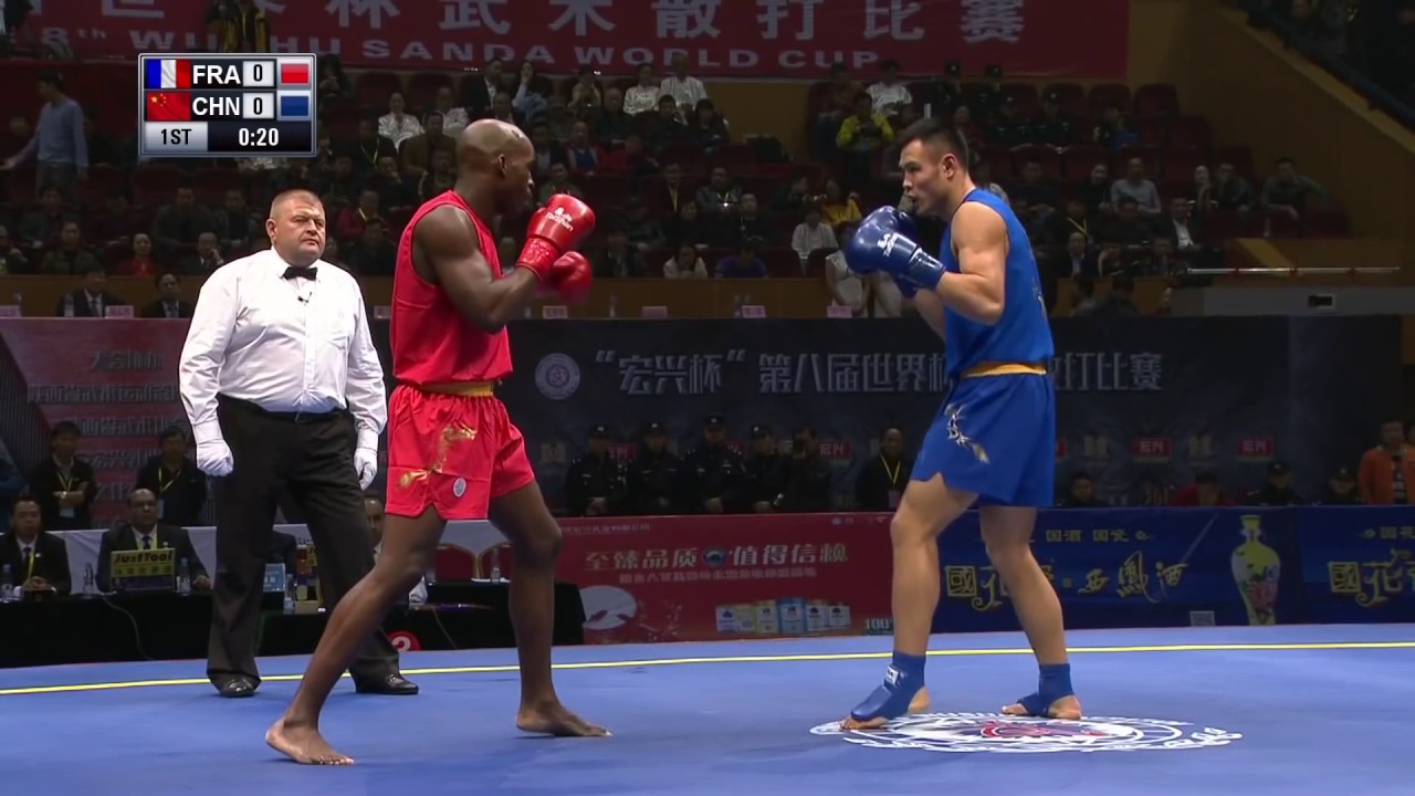 Sanshou Sanda 2016 World Cup Semi Finals France vs China 85 Kg Men